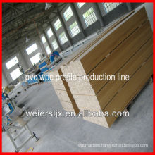 professional lesco wood plastic composite pvc profile extrusion line